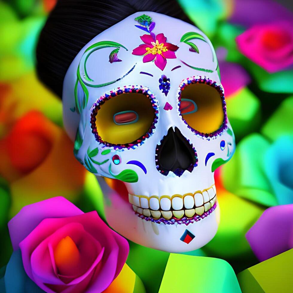 Sugar Skull to celebrate Mexico's Day of the Dead photo