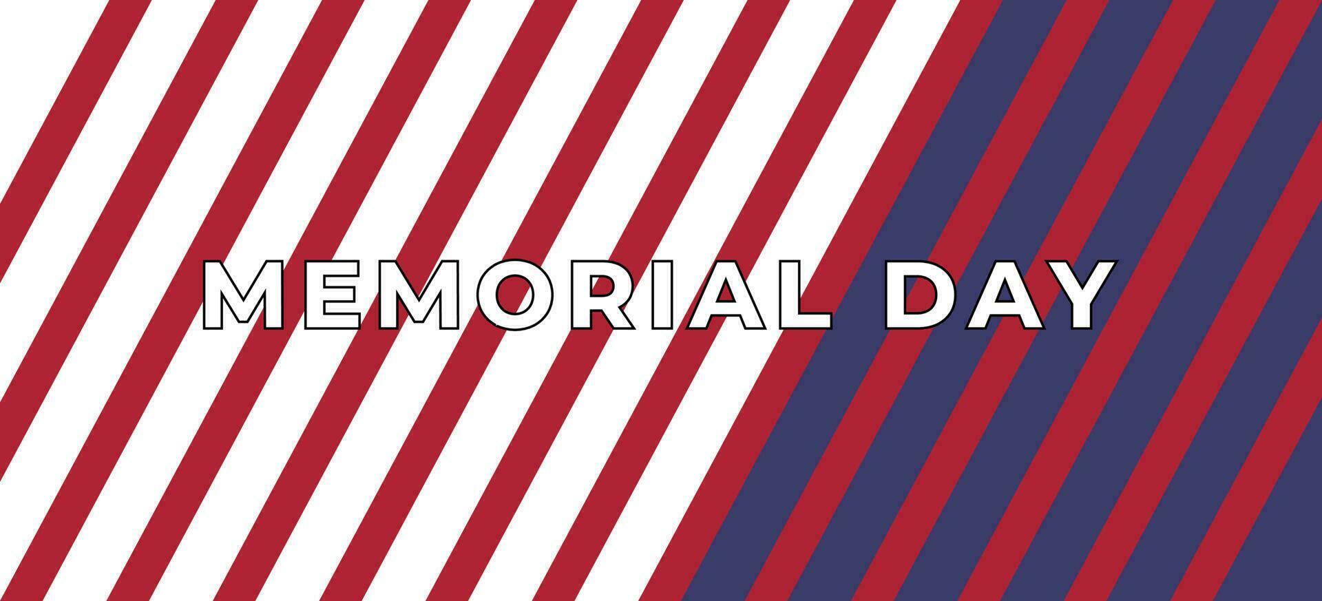 Memorial Day - Remember and Honor Poster. Usa memorial day celebration. American national holiday. Invitation template with red text and waving us flag on white background. vector