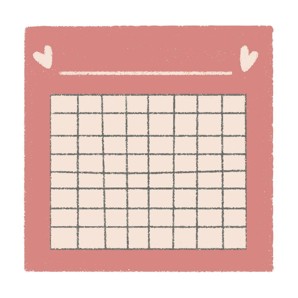 Cute paper stickers for notes. Rough, sloppy texture. Digital Bullet Journal. vector