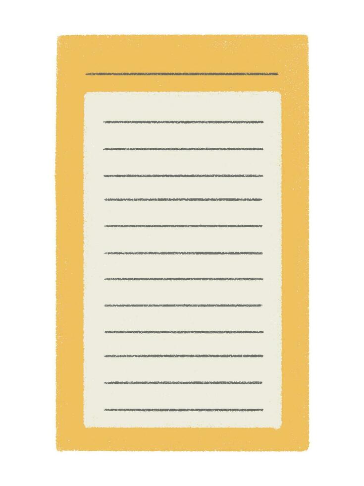 Cute paper stickers for notes. Rough, sloppy texture. Digital Bullet Journal. vector