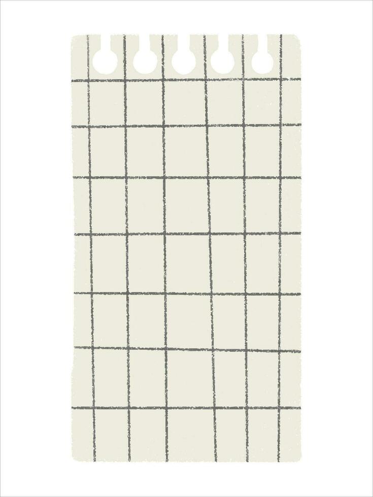 Cute paper stickers for notes. Rough, sloppy texture. Digital Bullet Journal. vector