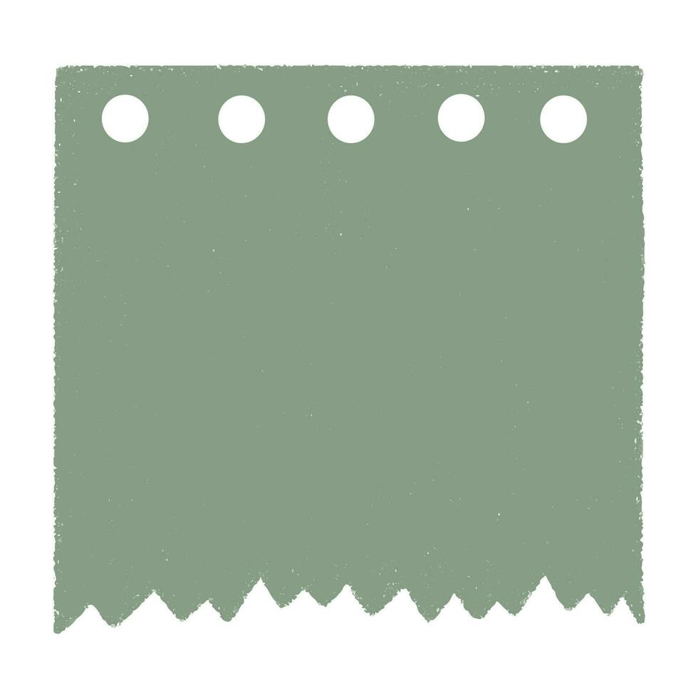 Cute paper stickers for notes. Rough, sloppy texture. Digital Bullet Journal. vector