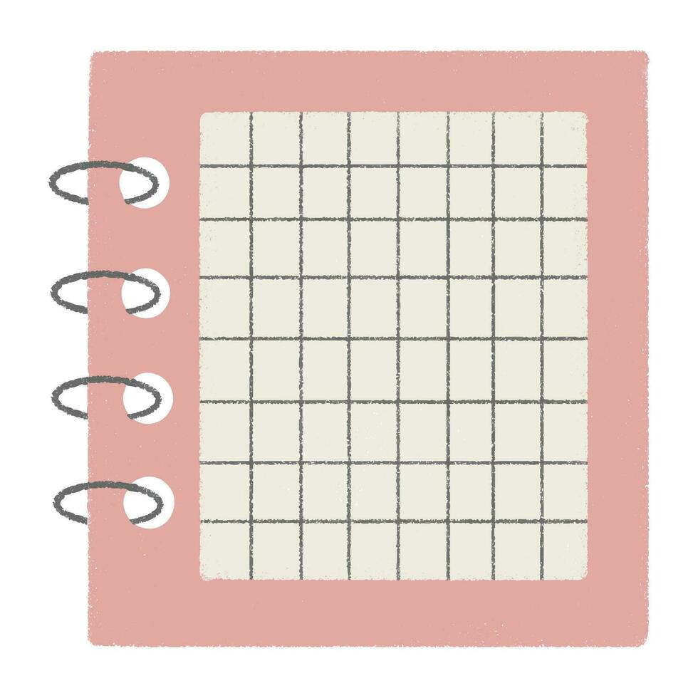 Cute paper stickers for notes. Rough, sloppy texture. Digital Bullet Journal. vector