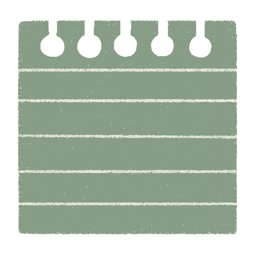 Cute paper stickers for notes. Rough, sloppy texture. Digital Bullet Journal. vector