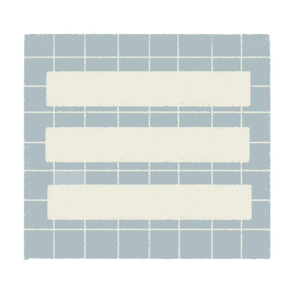 Cute paper stickers for notes. Rough, sloppy texture. Digital Bullet Journal. vector