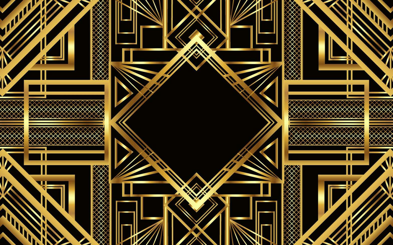 art deco background vector