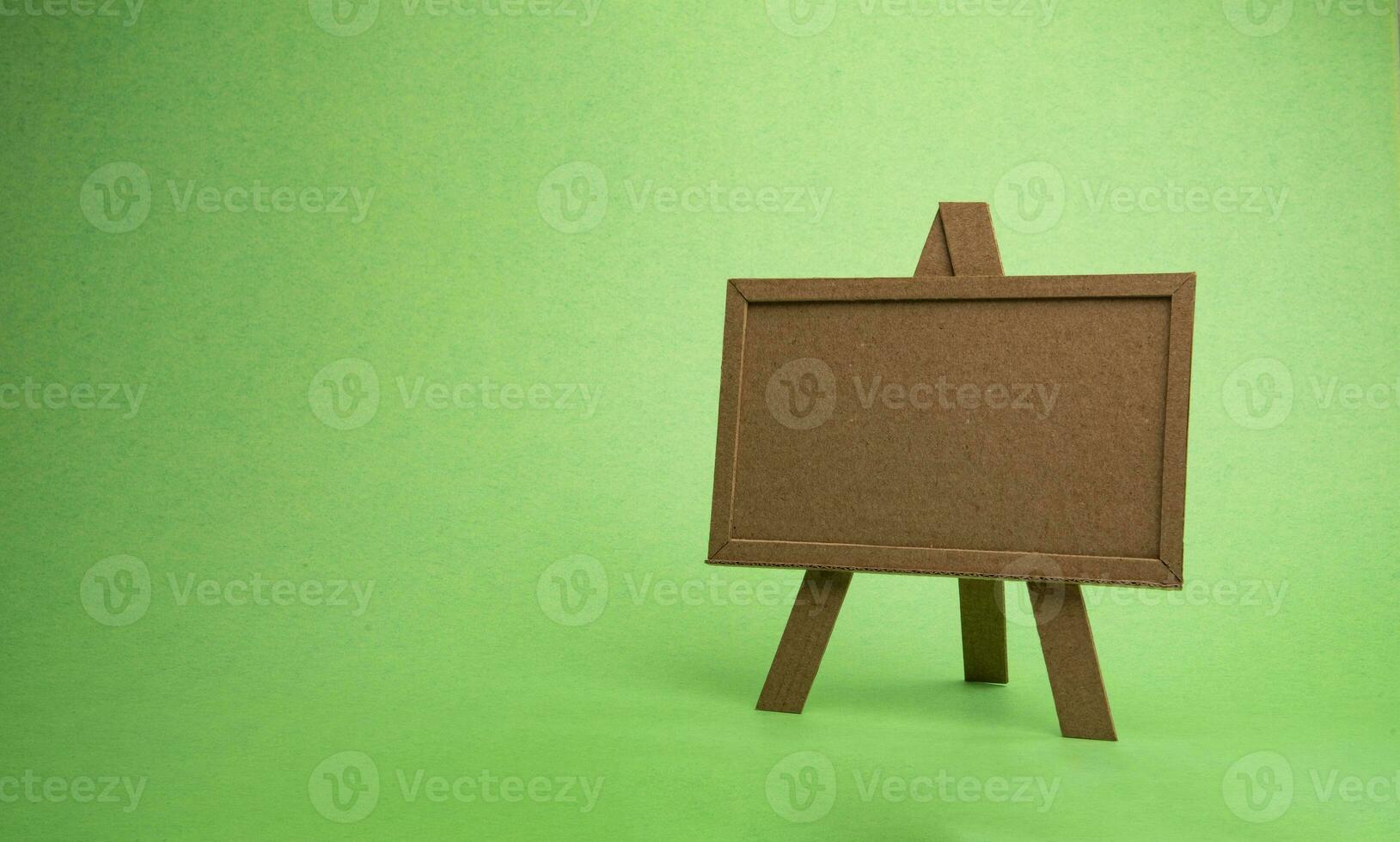Blank Blackboard for Learning and Creativity. close-up view of a blackboard in a classroom setting photo