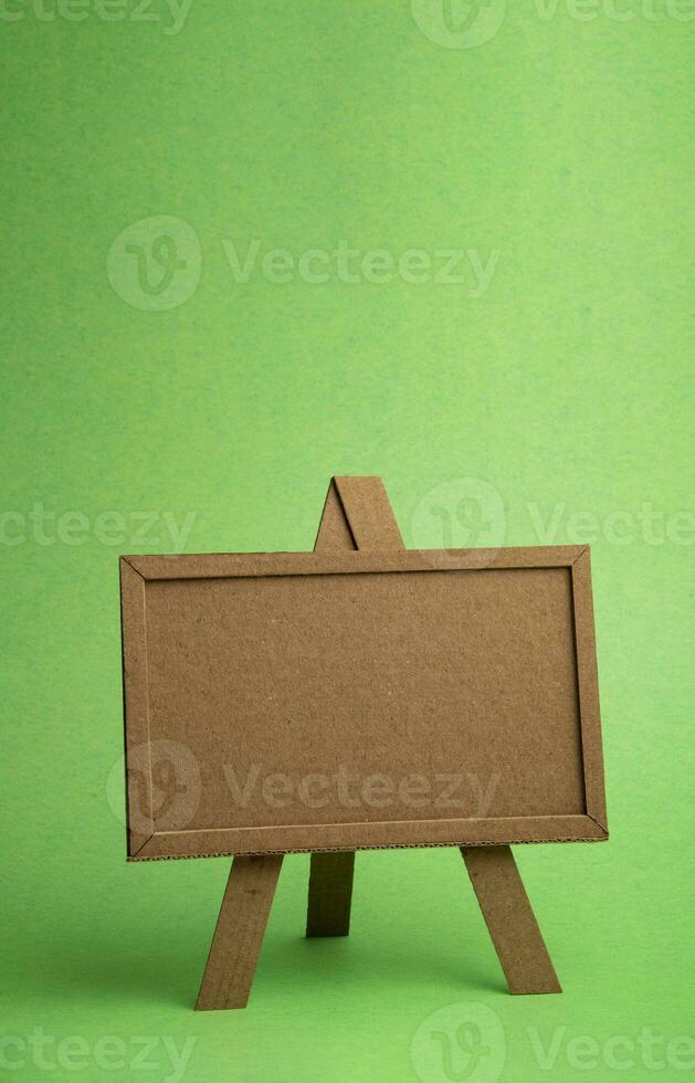 Blank Blackboard for Learning and Creativity. close-up view of a blackboard in a classroom setting photo