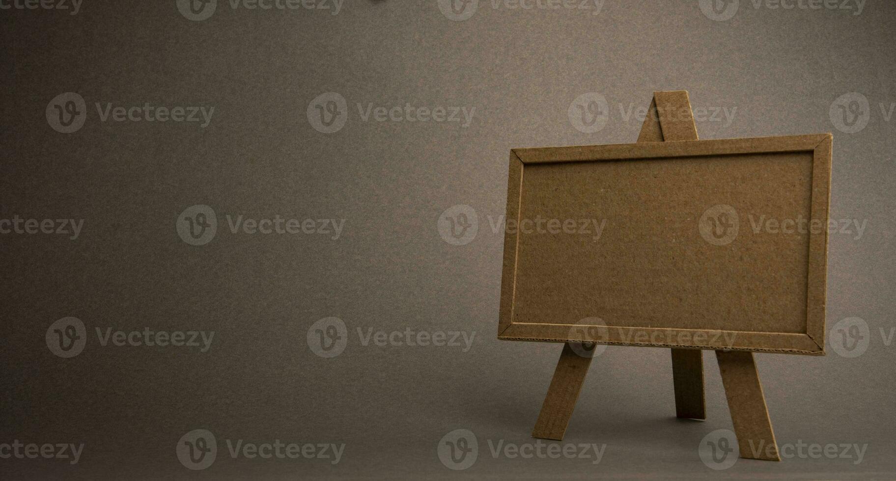 Blank Blackboard for Learning and Creativity. close-up view of a blackboard in a classroom setting photo