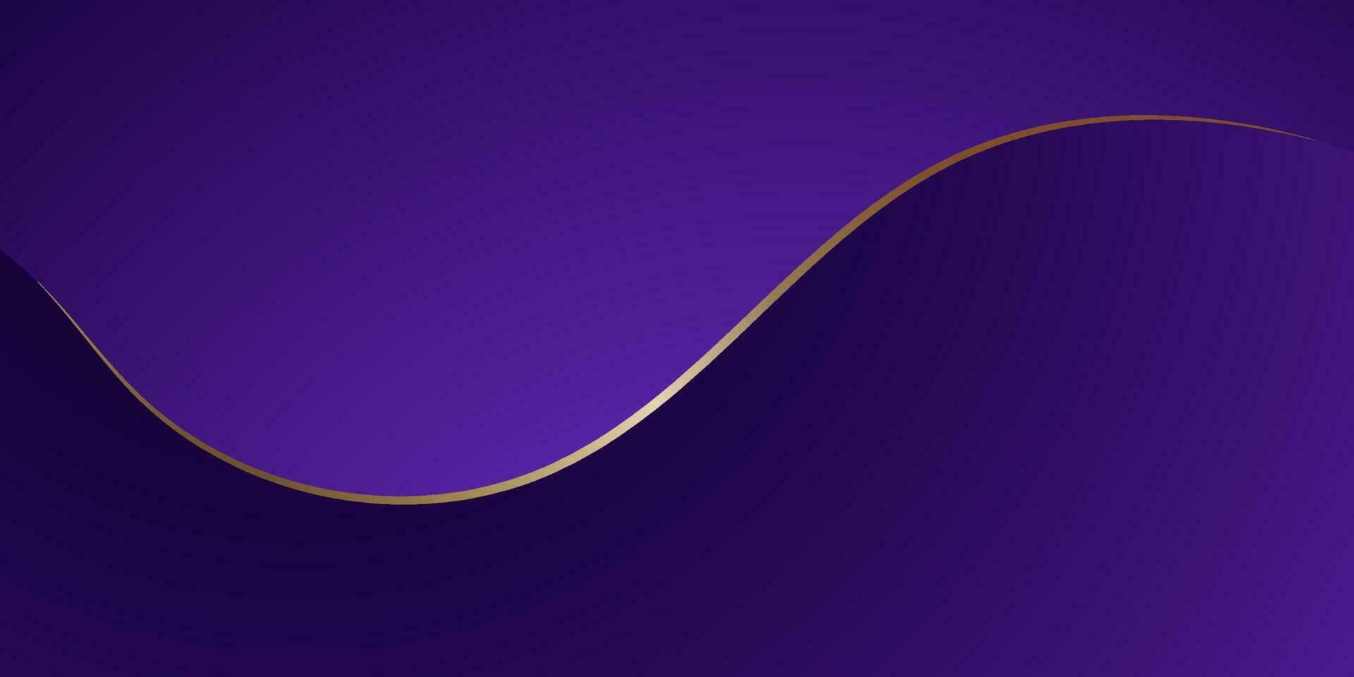 Elegant Background with Purple And Gold colour vector