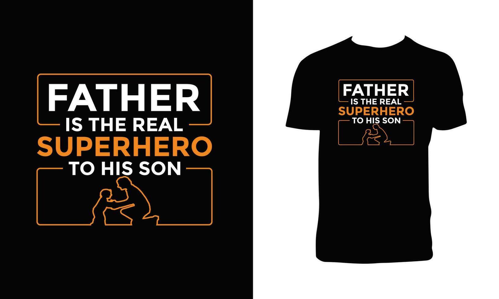 Father's Day T Shirt Design. vector