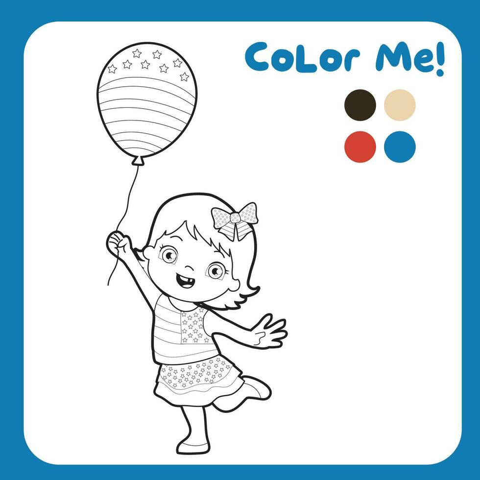 Kindergarten coloring page