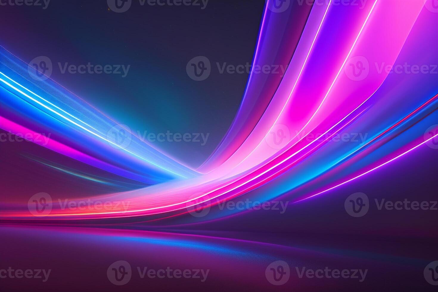 abstract futuristic background with pink blue glowing neon moving high speed wave lines and bokeh lights Data transfer concept, photo