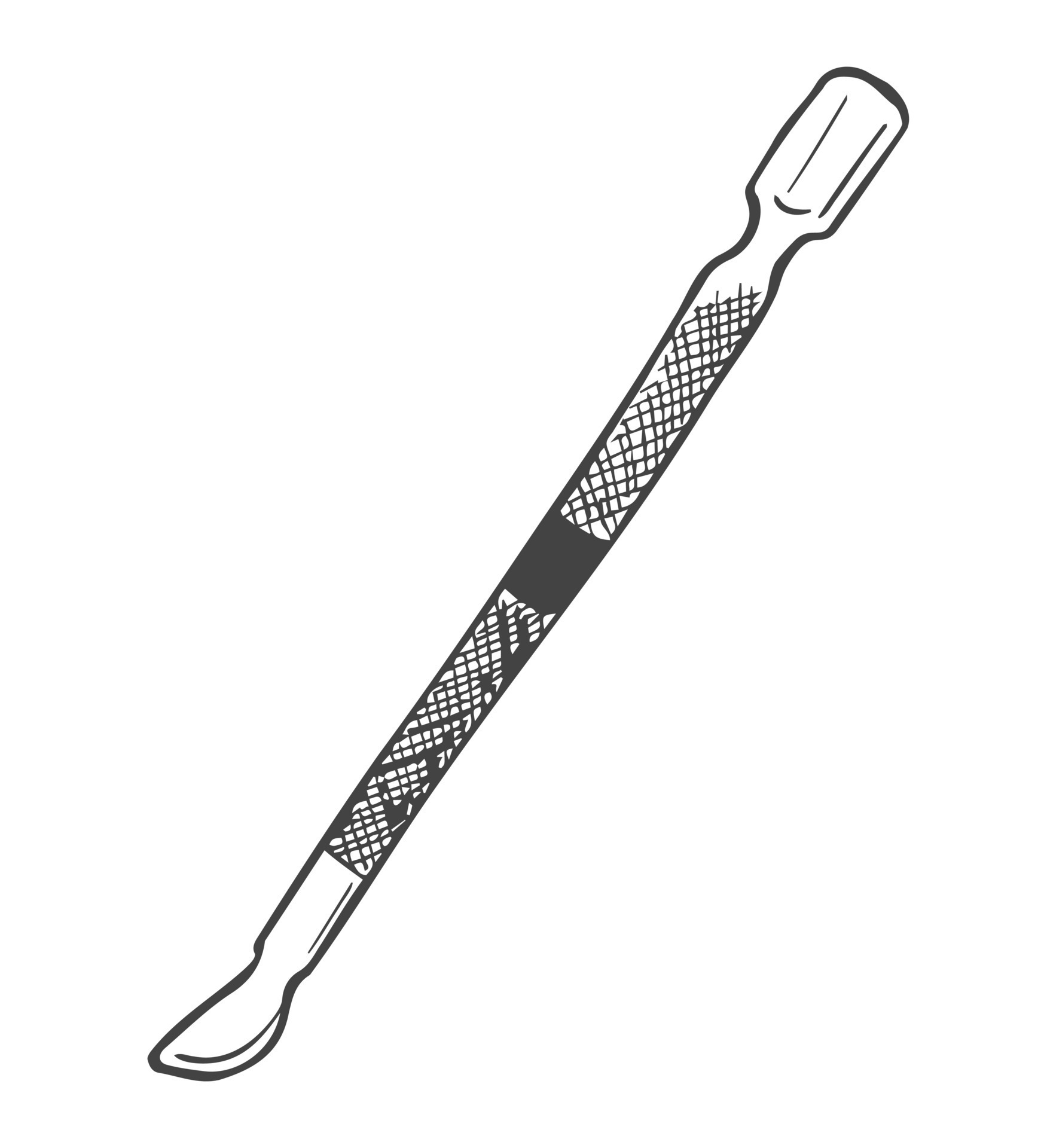 Manicure pusher,tools for nail care.Vector hand drawn cartoon 24202799