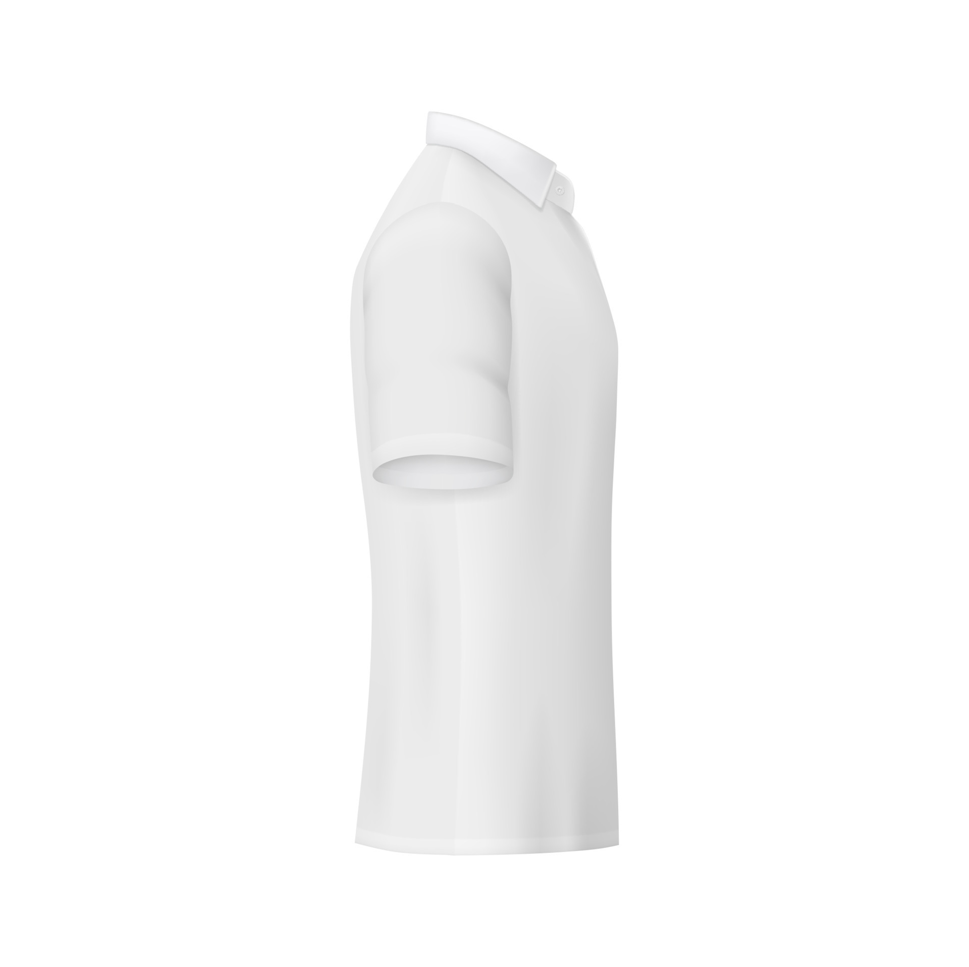 White men shirt or polo mockup, 3d vector design 24202868 Vector Art at ...
