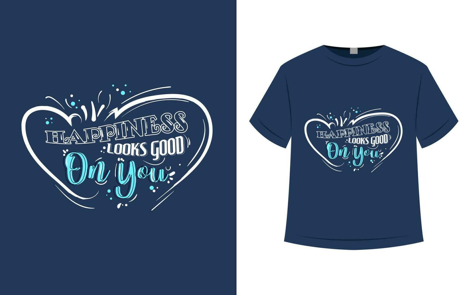 aesthetic typography t shirt design vector