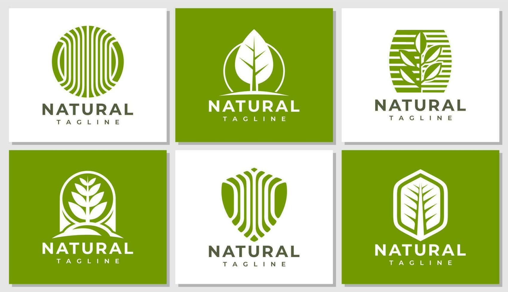 moderno resumen geométrico línea árbol logo diseño. lujo natural planta logo marca. vector