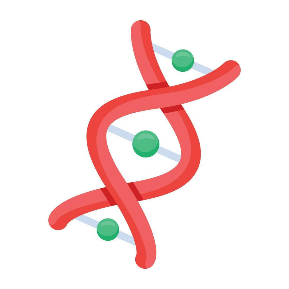 Trendy DNA Structure vector