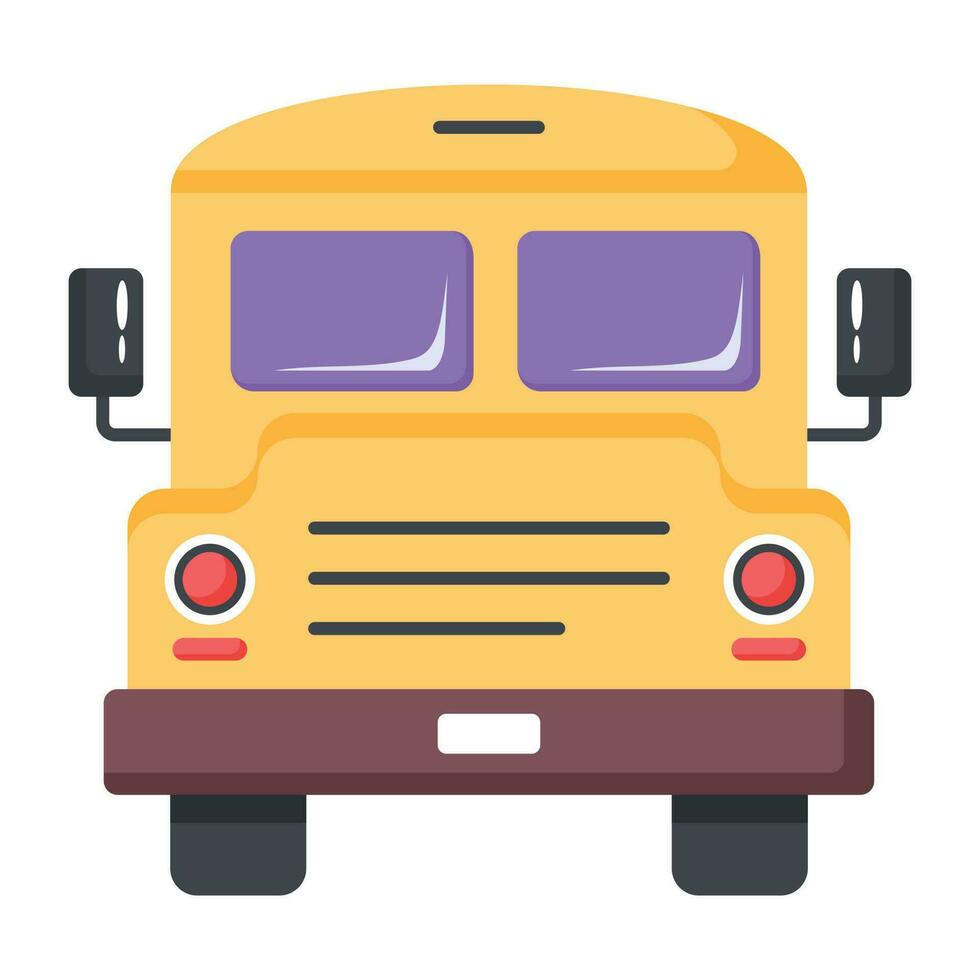 Trendy School Bus vector