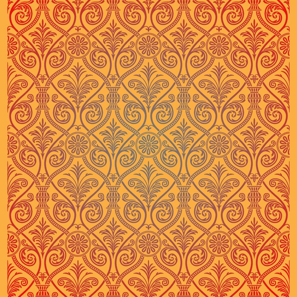 Islamic Alpona Vector Design