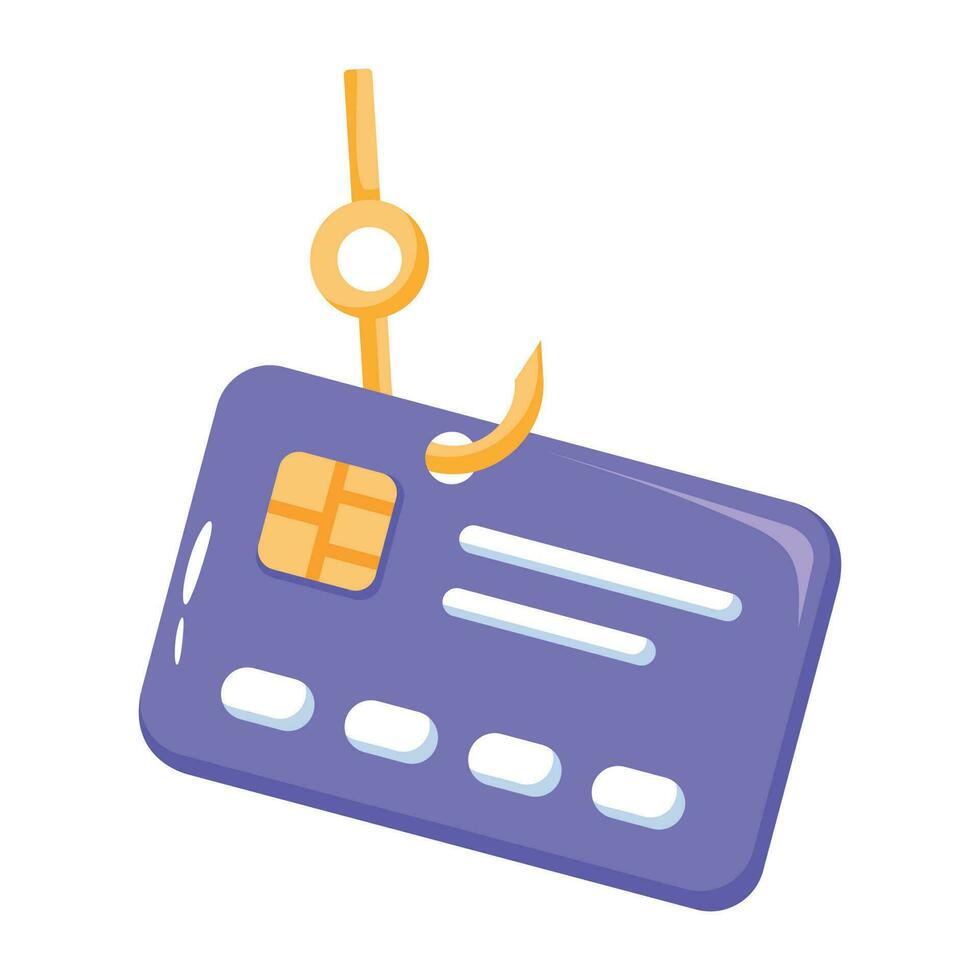 Trendy Card Phishing vector