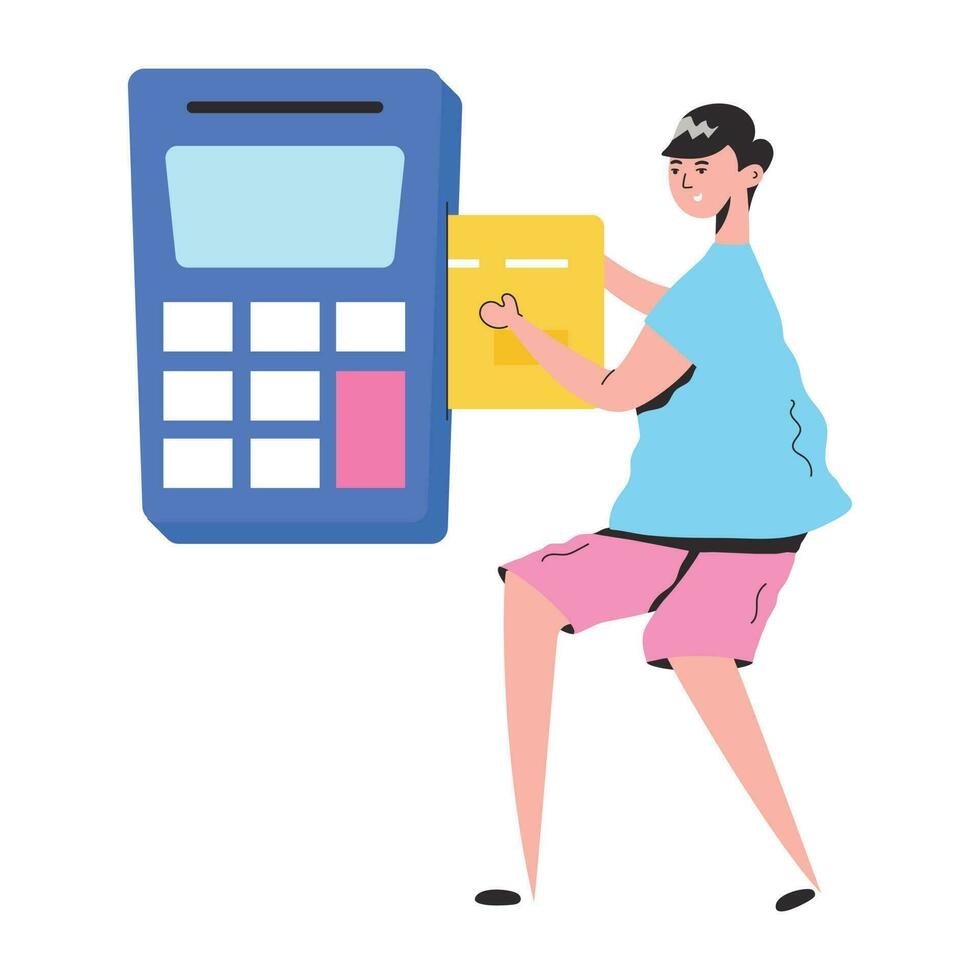 Trendy POS Payment vector