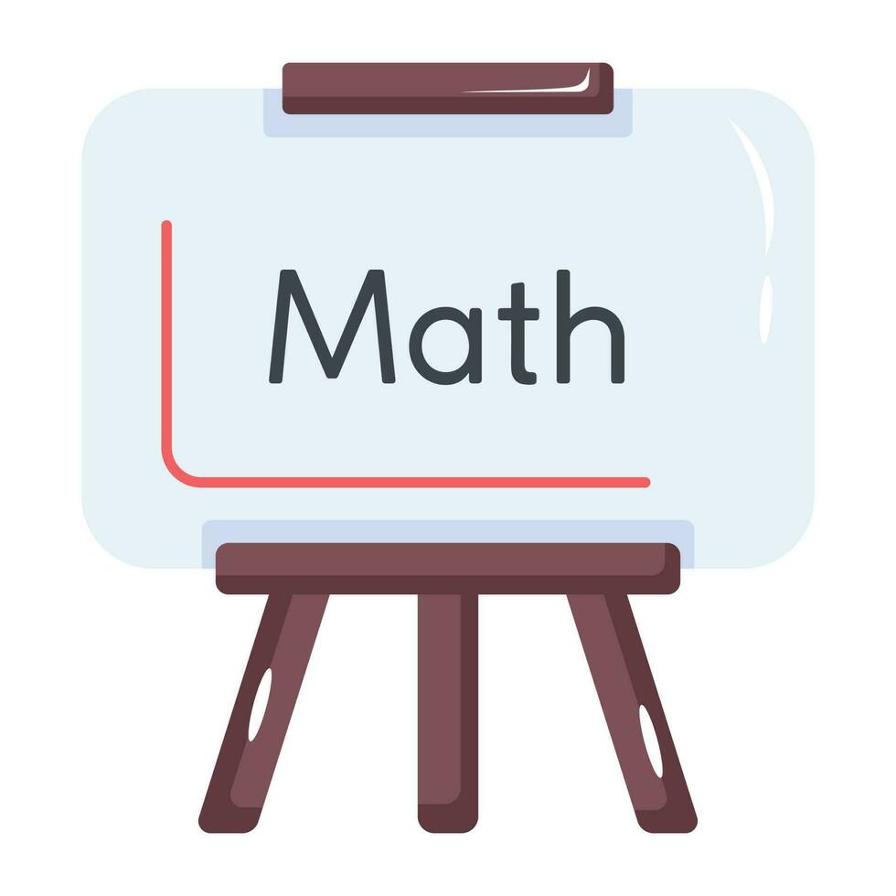 Trendy Maths Education vector