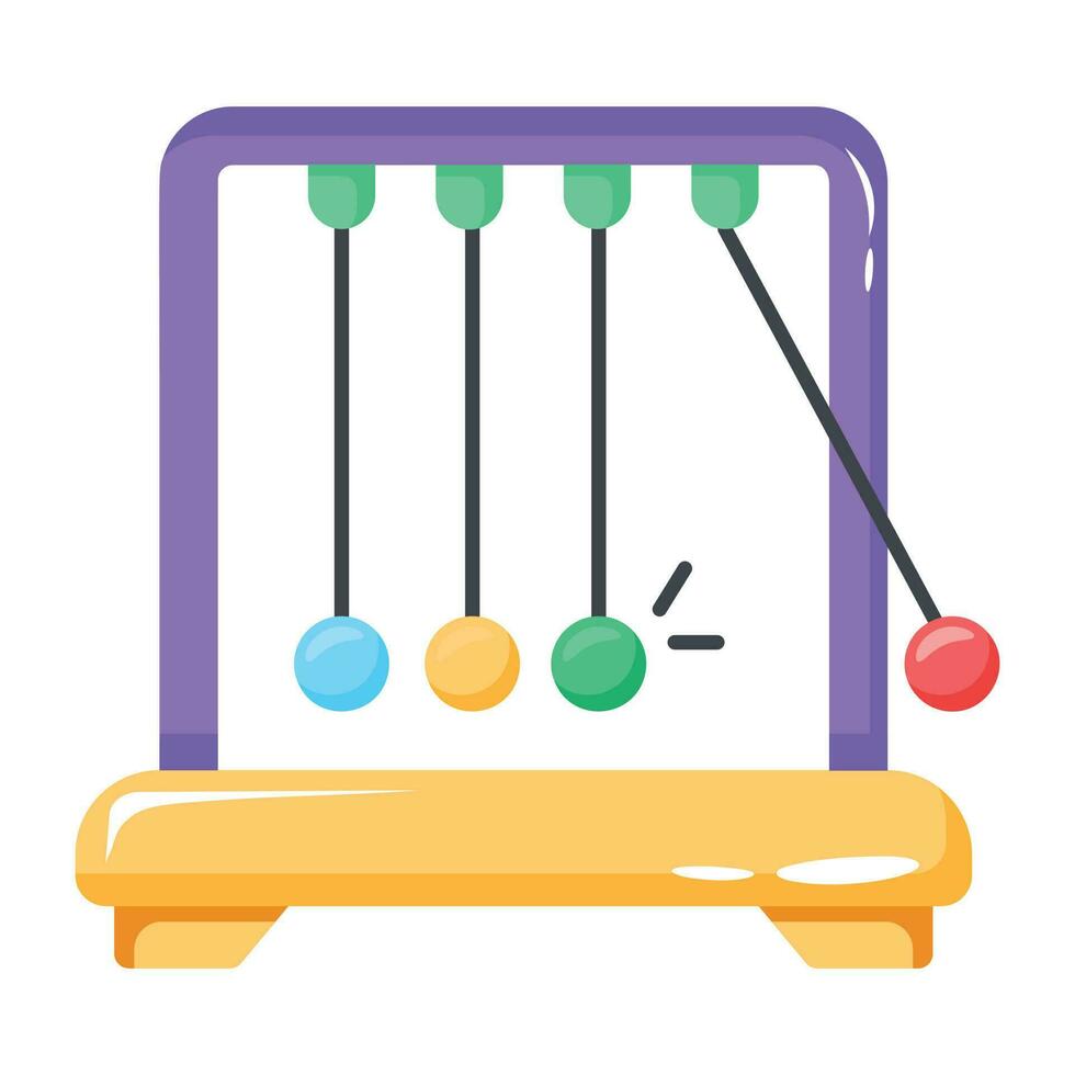 Trendy Pendulum Stand vector