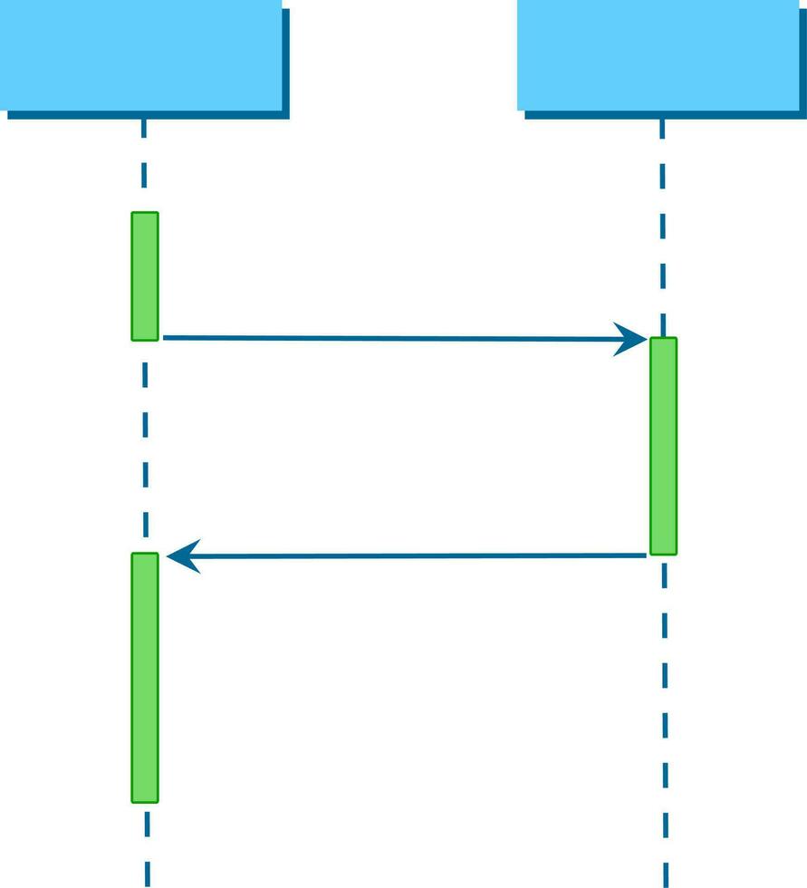 Sequence diagram flow process and progress chart. Infographic illustration. vector