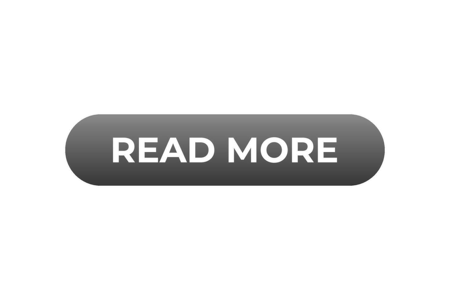 Read More Button. Speech Bubble, Banner Label Read More vector