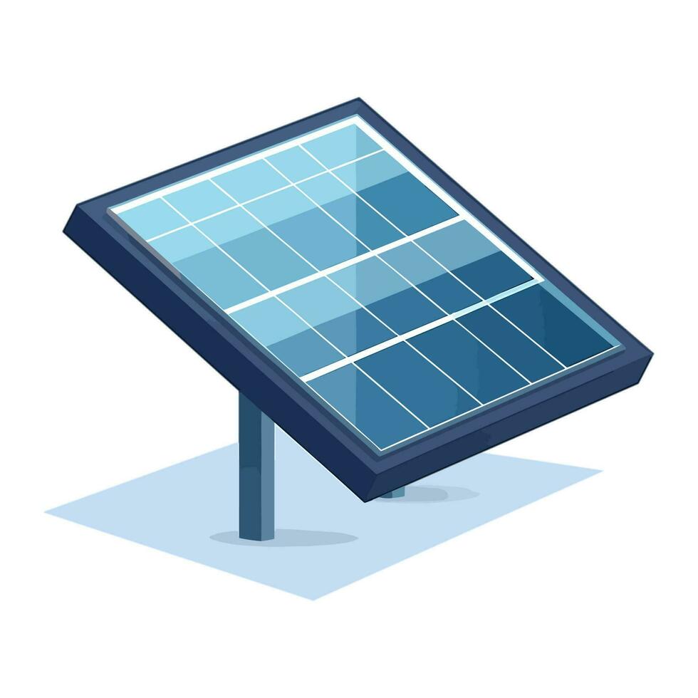 solar panel vector design with a flat style on a white background
