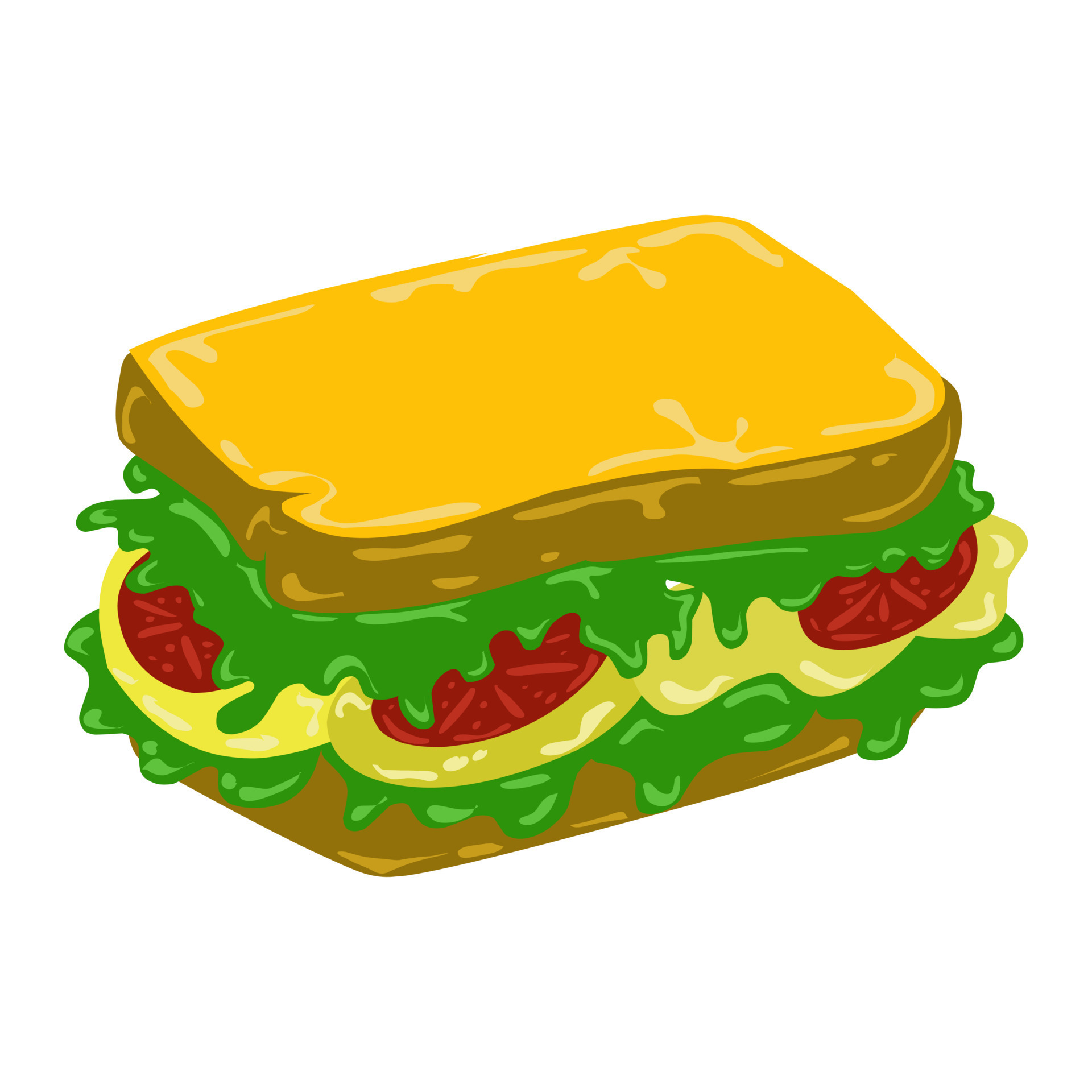 Illustration of a sandwich bread 24205640 Vector Art at Vecteezy