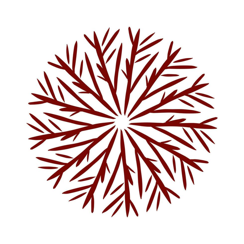 Maroon color tribal design illustration vector