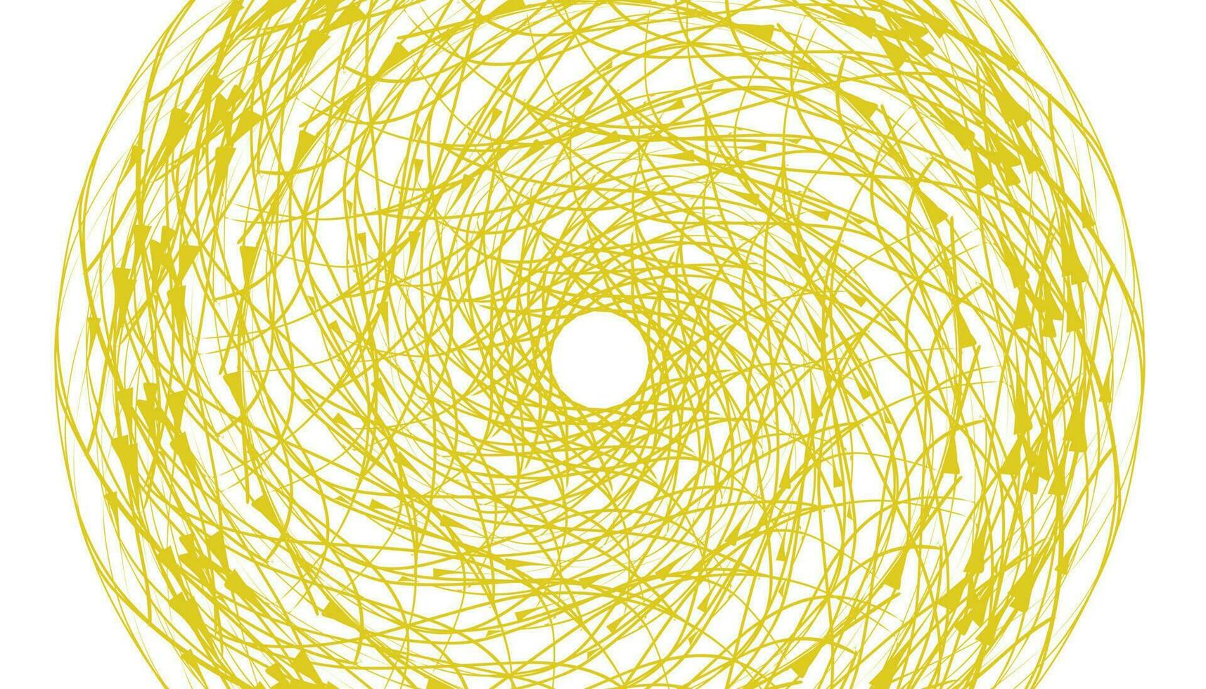 Illustration of a unique yellow pattern abstract background vector