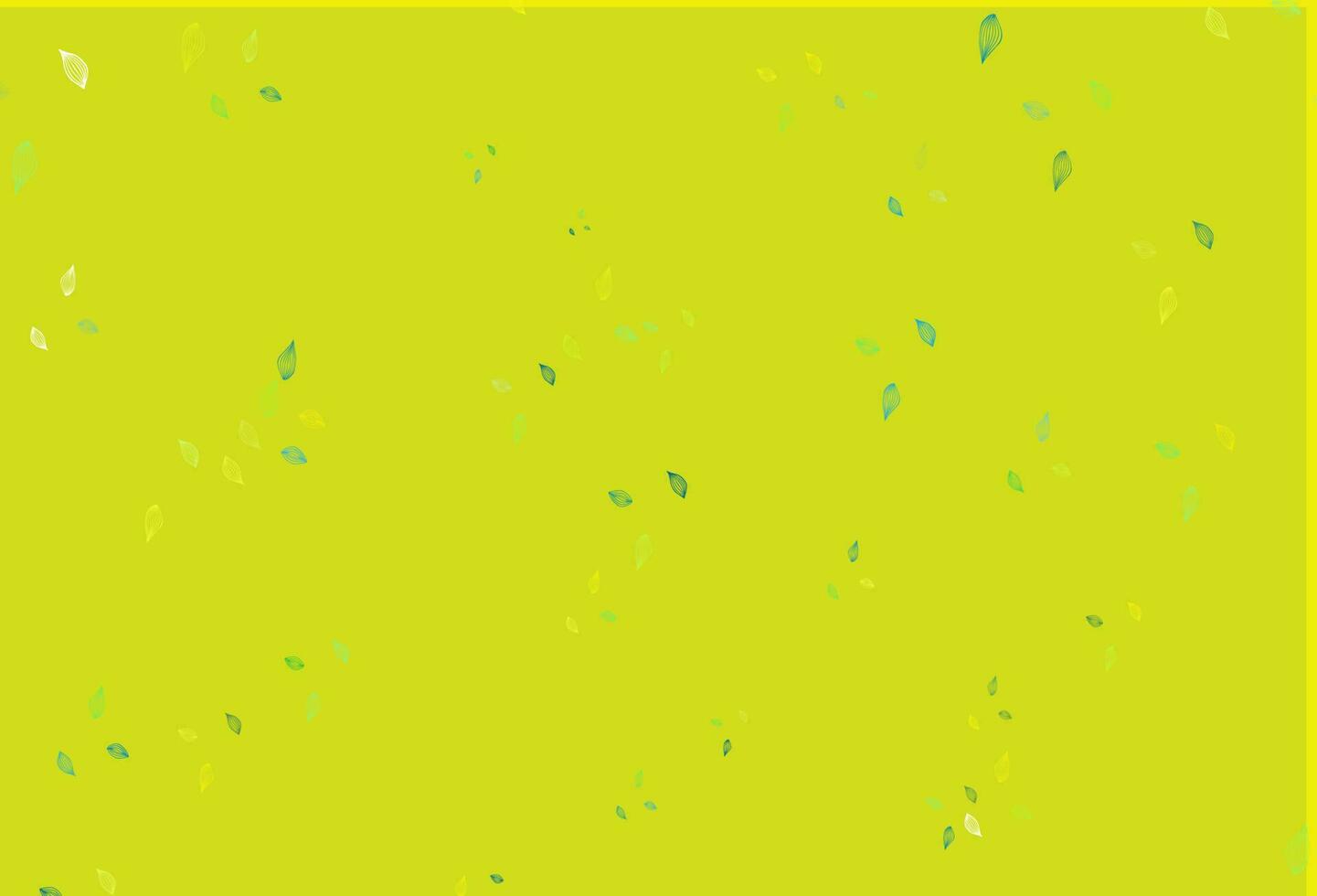 Light Green, Yellow vector sketch background.