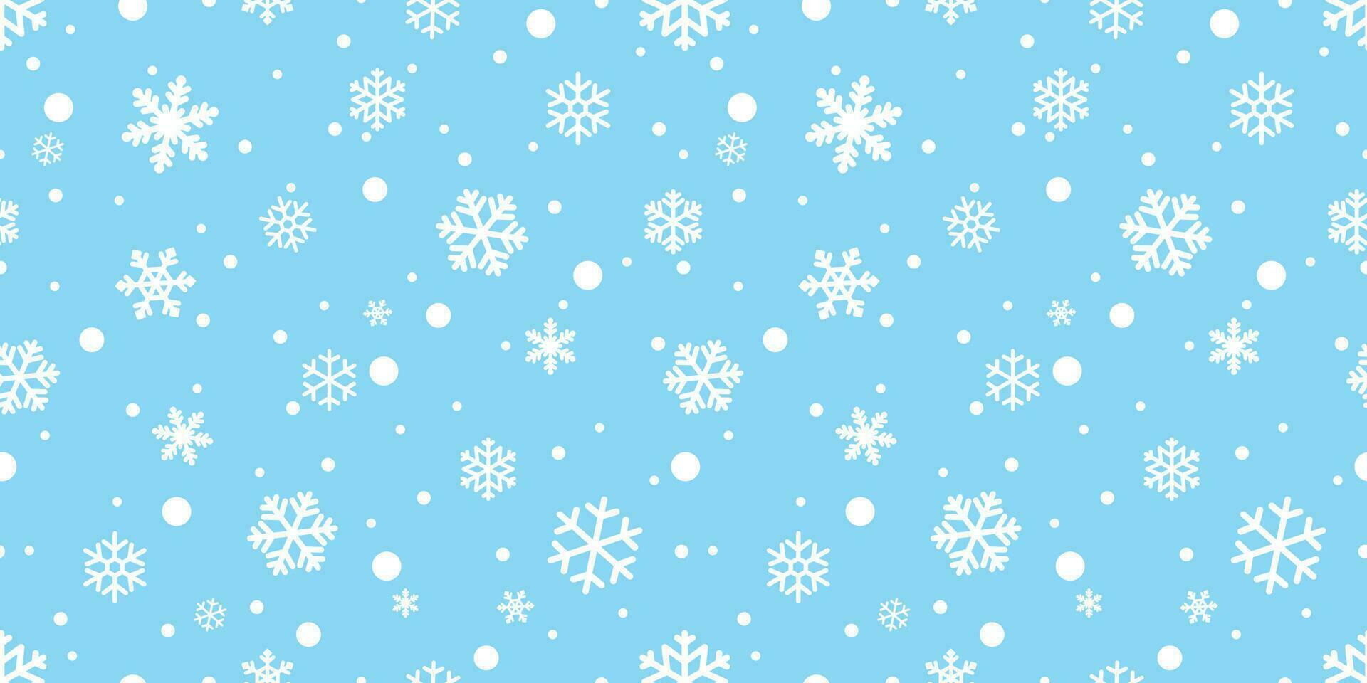 Snowflake seamless pattern vector Christmas snow Xmas Santa Claus scarf isolated repeat wallpaper tile background illustration gift wrapping paper