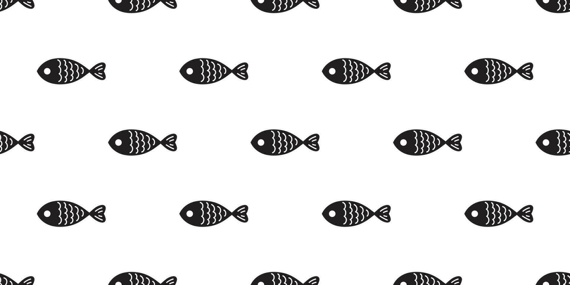 fish seamless pattern vector salmon shark fin dolphin whale ocean sea background isolated repeat wallpaper