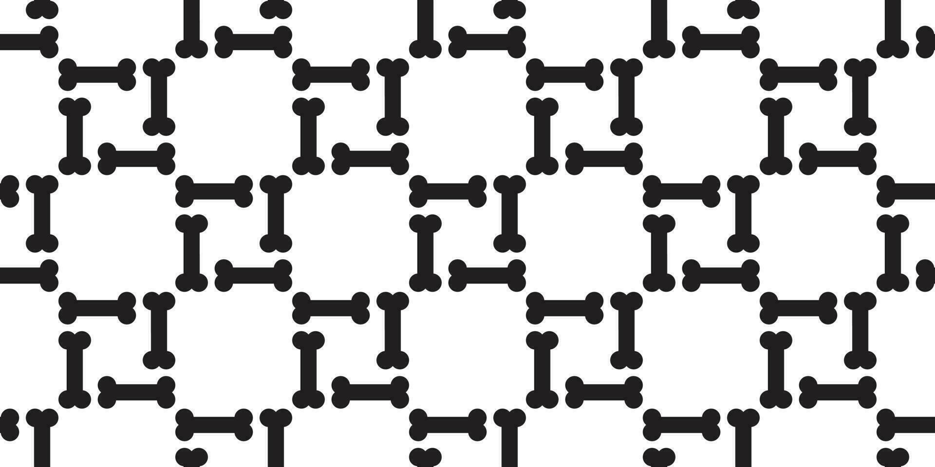 dog bone Seamless pattern Bone vector isolated illustration repeat scarf background tile wallpaper