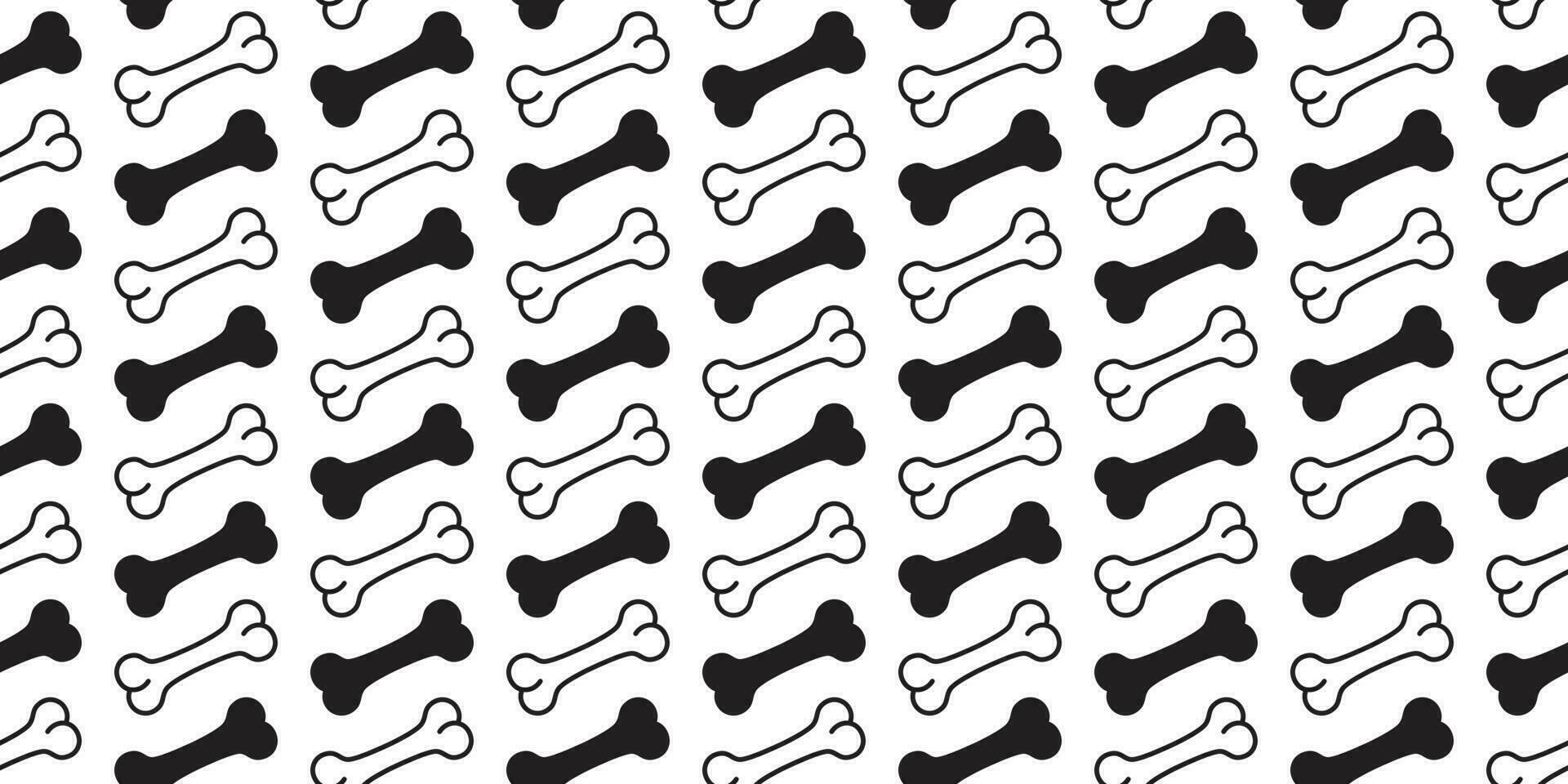 perro hueso sin costura modelo vector Víspera de Todos los Santos francés buldog bufanda aislado loseta antecedentes fondo de pantalla repetir negro blanco