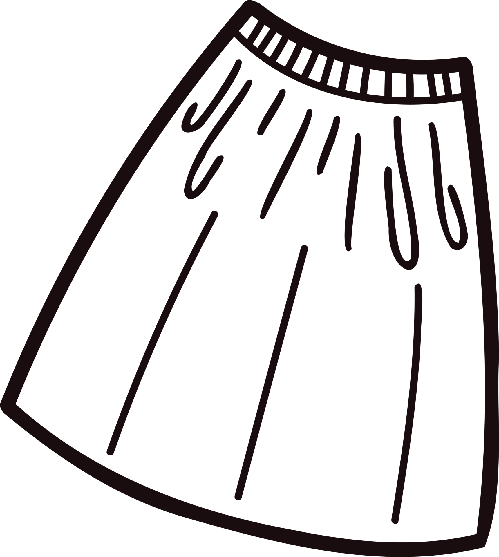 hand-drawn-skirt-for-women-in-doodle-style-24207484-png