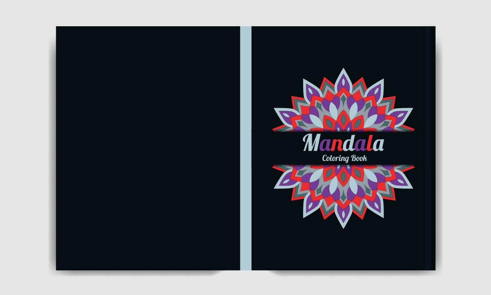 Mandala Coloring Book Cover Design 24207627 Vector Art at Vecteezy