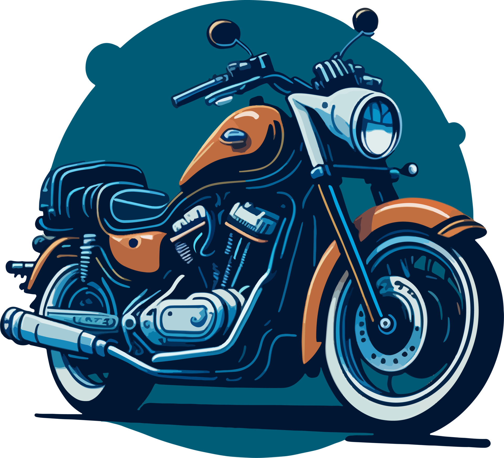 Azul Moto Azul Moto Dos Desenhos Animados Carro Azul PNG