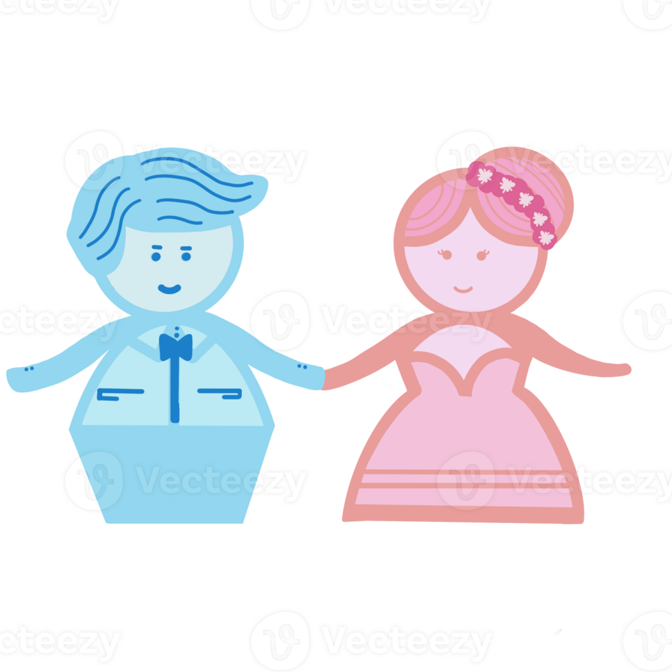 lover wedding couple set png