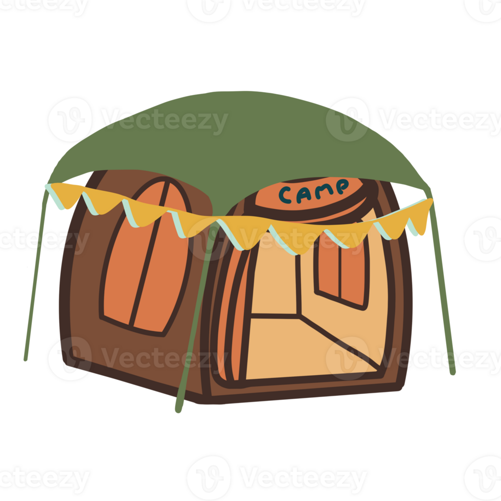 camping tent illustration png