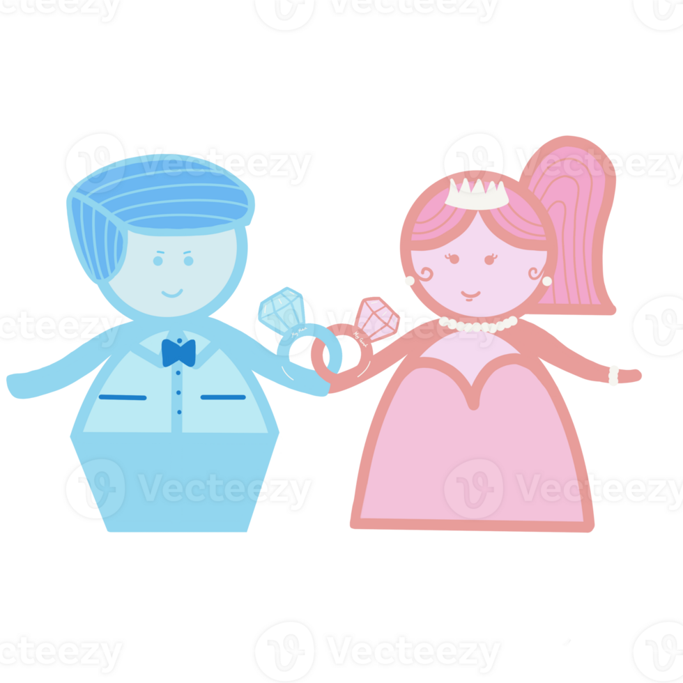 lover wedding couple set png