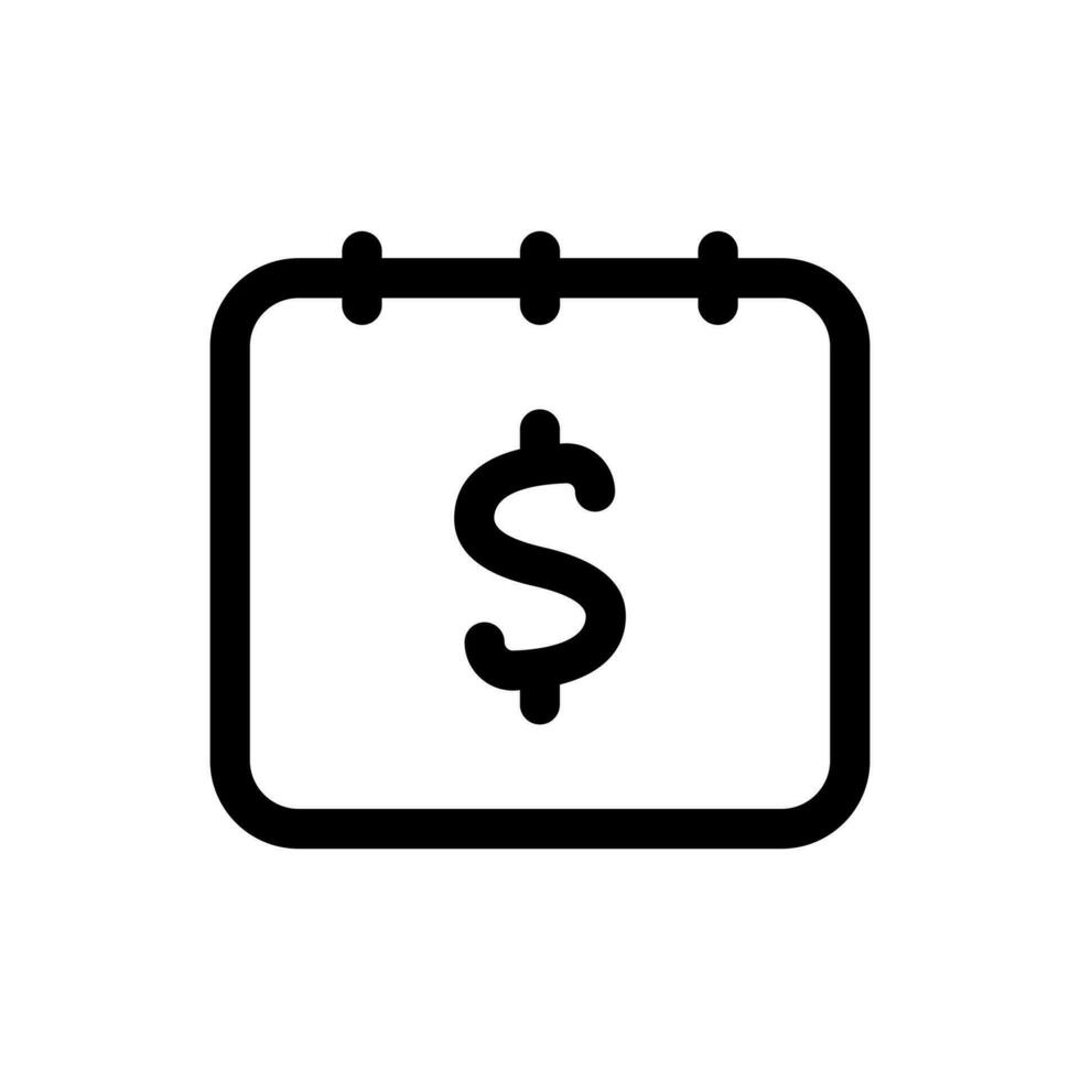 Simple Payment Day icon. The icon can be used for websites, print templates, presentation templates, illustrations, etc vector