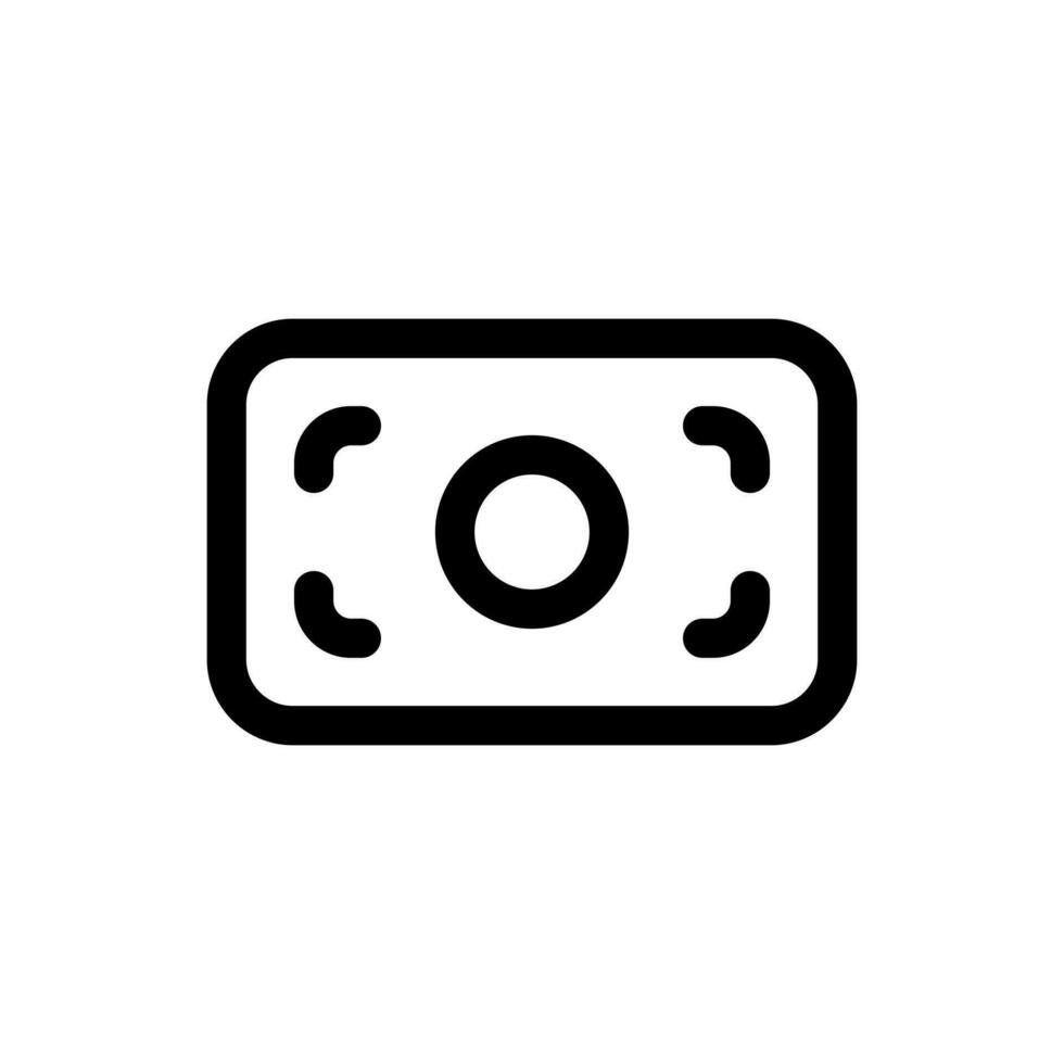 Simple Money icon. The icon can be used for websites, print templates, presentation templates, illustrations, etc vector