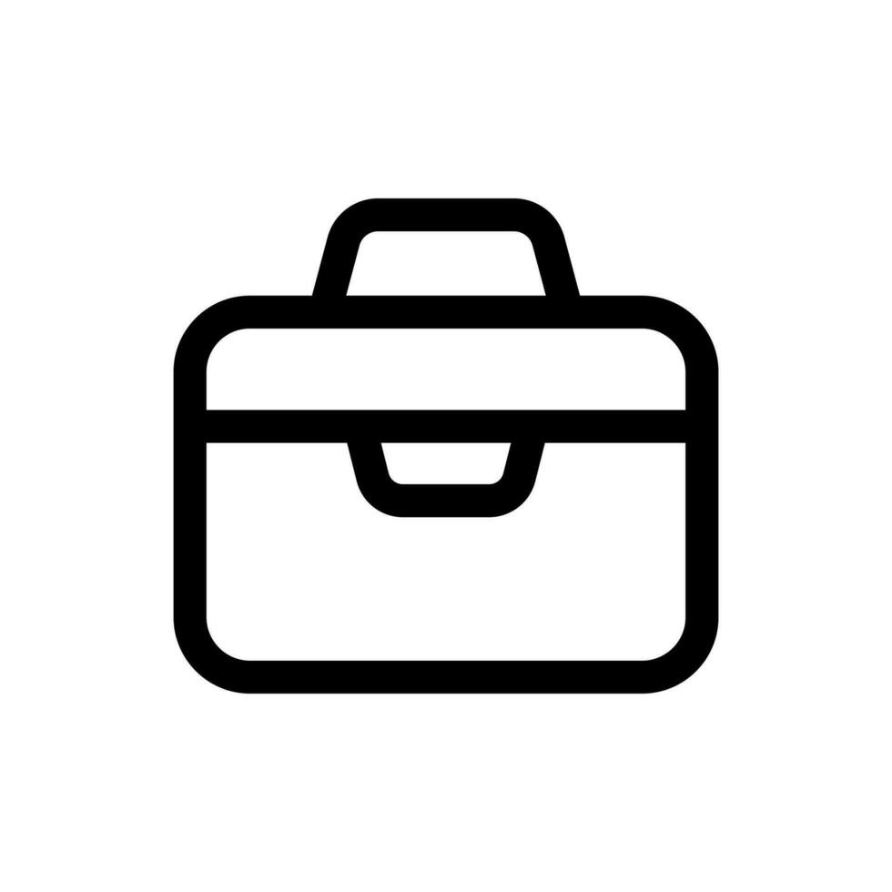 Simple Briefcase icon. The icon can be used for websites, print templates, presentation templates, illustrations, etc vector