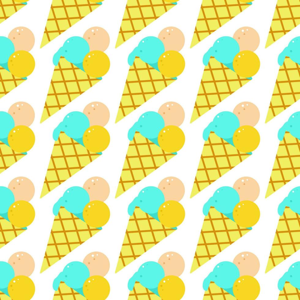 Pattern from summer elements ai vector