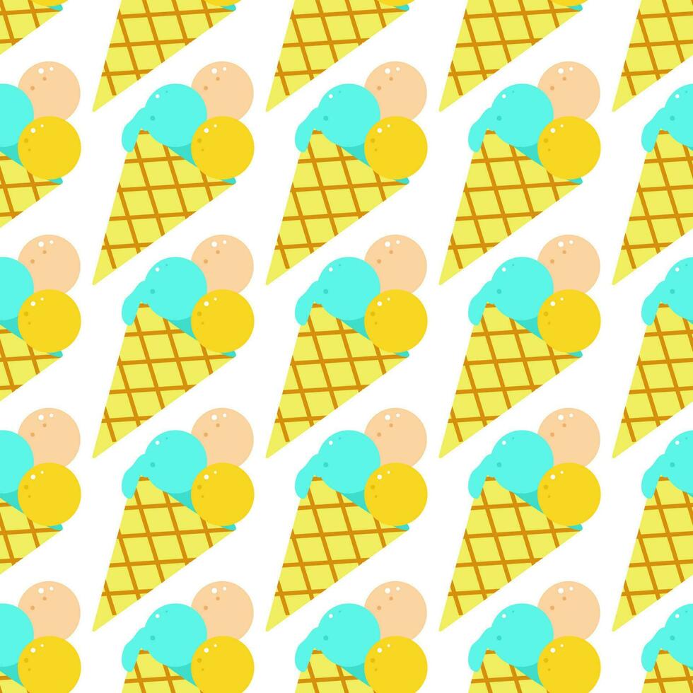 Pattern from summer elements ai vector